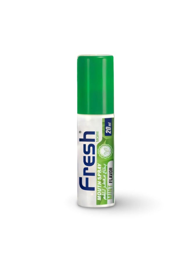 Fresh More Mouth Spray – Breath Freshener – Mint Flavor – Sugar-Free & Pocket-Sized (20ml), Bad Breath Treatment, Breath Freshner. - Image 1